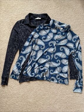 2 Anatomie Button-up Blouses